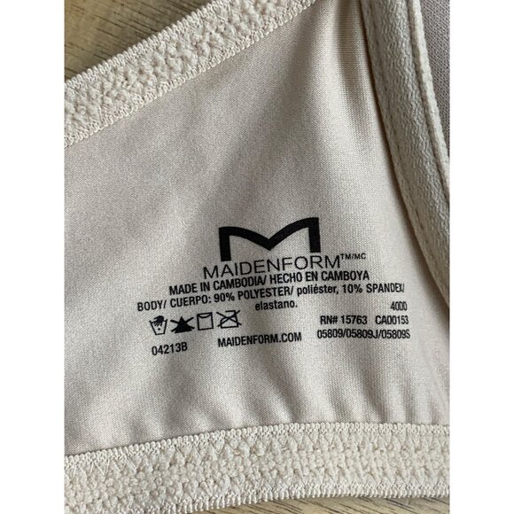 Maidenform Beige Adjustable Straps Convert To Criss-Cross Push Up Bra 40DD - Picture 9 of 12